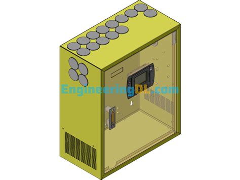 Image result for SolidWorks Box with LCD Screen