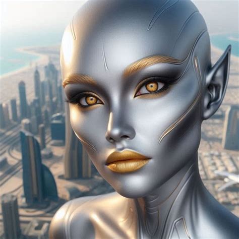 Toradh íomhá ar Alien Female Art by Mechglen