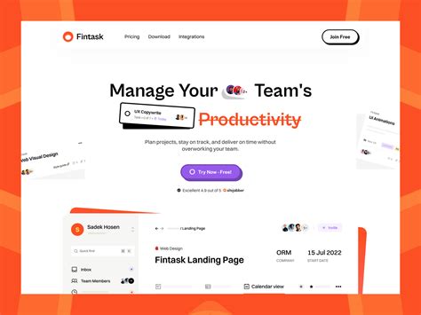 Task Management Page に対する画像結果