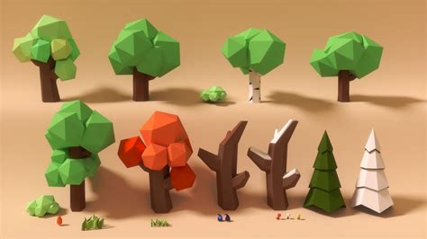 Low Poly Model に対する画像結果