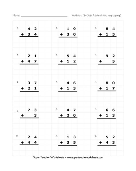 Free Printable Math Sheet Generator に対する画像結果