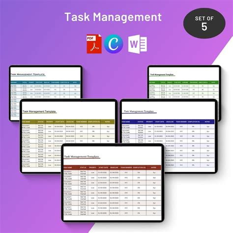 Image result for Task Management Sheet Template