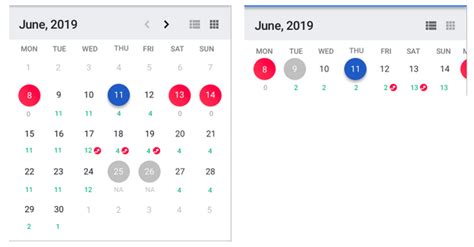 Afbeeldingsresultaten voor React Native Calendar