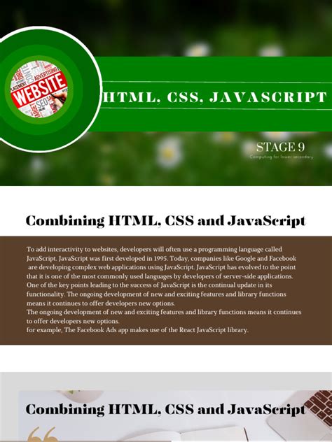 Image result for HTML/CSS JS PDF