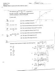 Module 2 Test に対する画像結果