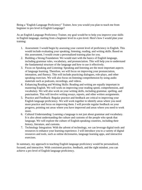 Image result for Language Proficiency Program Syllabus