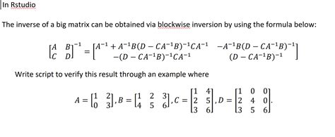 Image result for Block Matrix Inverse Formula