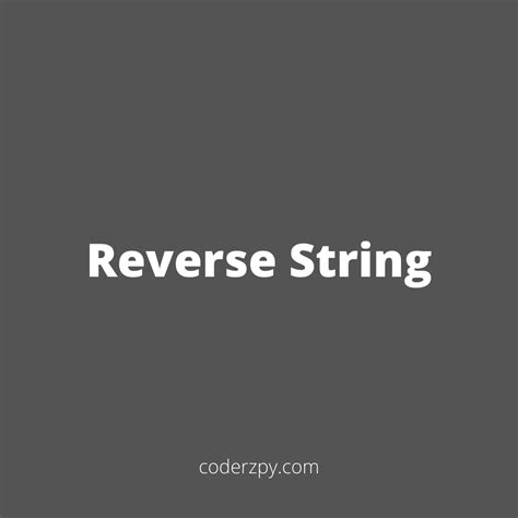 Image result for Reverse String Python