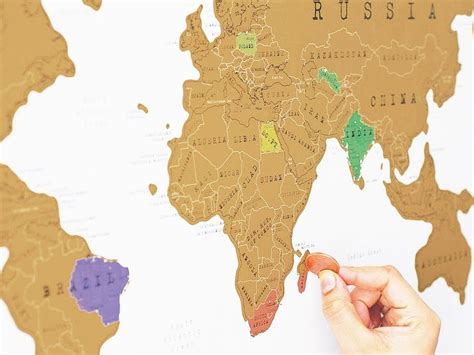 Image result for Scratchable World Map DIY