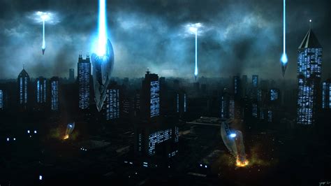 Image result for Alien Invasion Realistic City