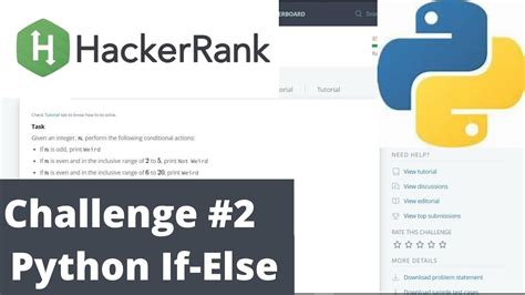 Image result for Python If Else HackerRank