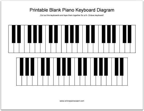 Piano Keyboard Printable Free に対する画像結果
