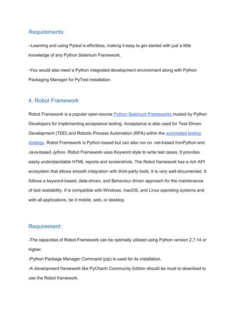 Types of Python Selenium Frameworks に対する画像結果
