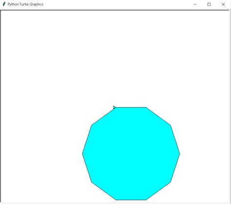 Turtle Python Polygons に対する画像結果