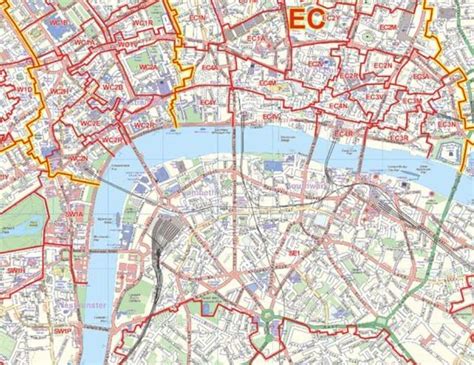 Image result for City of London Postcode Map