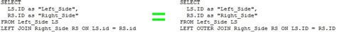 Image result for T-SQL Left Outer Join