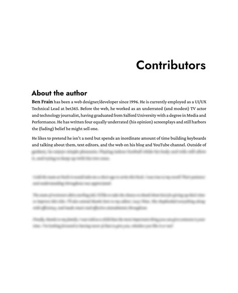 Toradh íomhá ar HTML and CSS Ben Frain Book