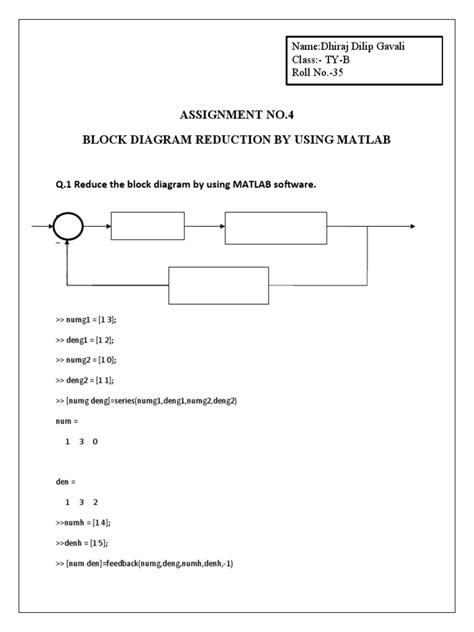 Image result for Block Assignment MATLAB