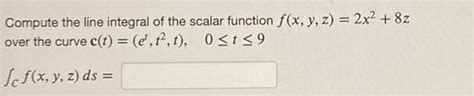 Toradh íomhá ar Finding Line Integral of a Scalar Function