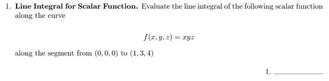 Toradh íomhá ar Finding Line Integral of a Scalar Function