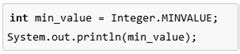 Image result for Integer Max and Min Value Java