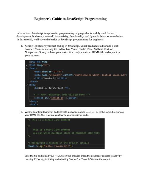 JavaScript Beginner Guide に対する画像結果