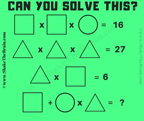 Image result for Math Puzzle Problems