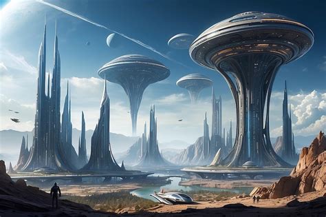 Afbeeldingsresultaten voor Space Alien Cityscape