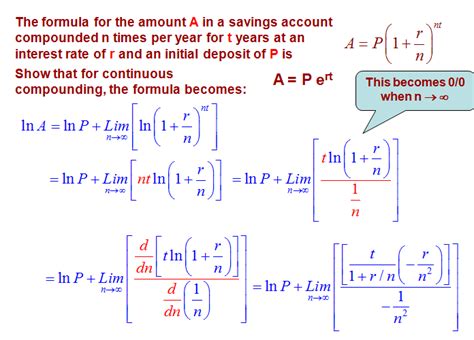Image result for Continuous Compound Interest