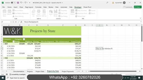 Toradh íomhá ar Excel Module 9 Sam Project 1A