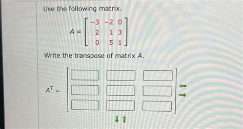 Image result for Transpose of Matrix Answersheet