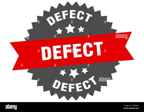 Image result for Defect Sign Red