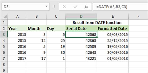 Image result for Excel Date and Time Functions