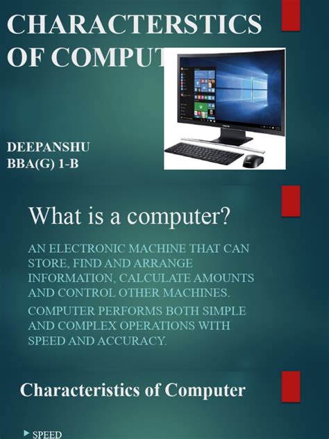 Image result for Computer 7 Characteristics