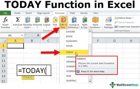 Image result for Excel Today Function