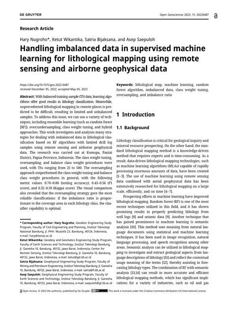 Toradh íomhá ar Support Vector Machine Algorithm or Lithological Mapping