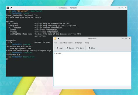 C++ Command Line GUI に対する画像結果