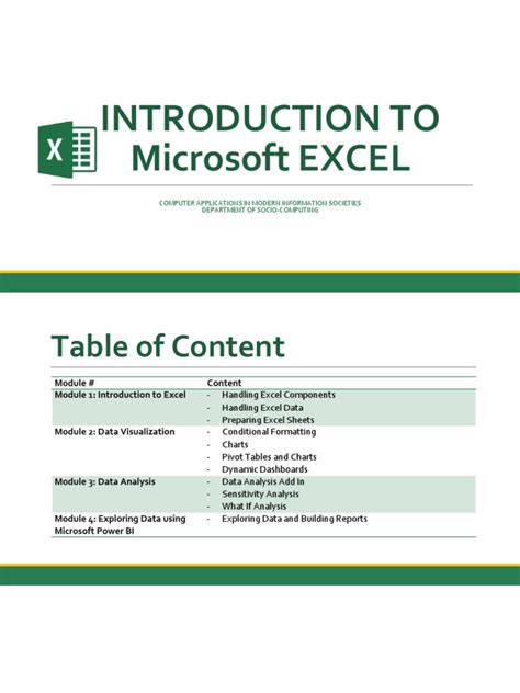 Image result for Excel Beginners Module
