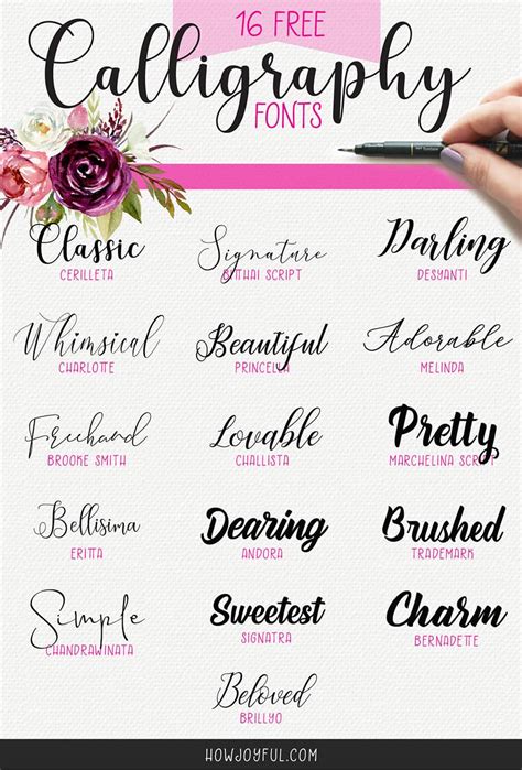 Image result for Free Calligraphy Fonts Fancy Cursive