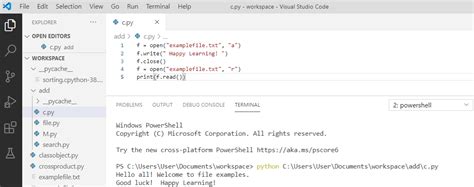 Python File Example に対する画像結果