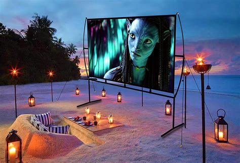 Image result for Portable Outdoor Projector Screen