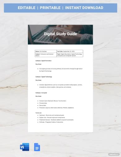 Image result for Study Guide PDF Download