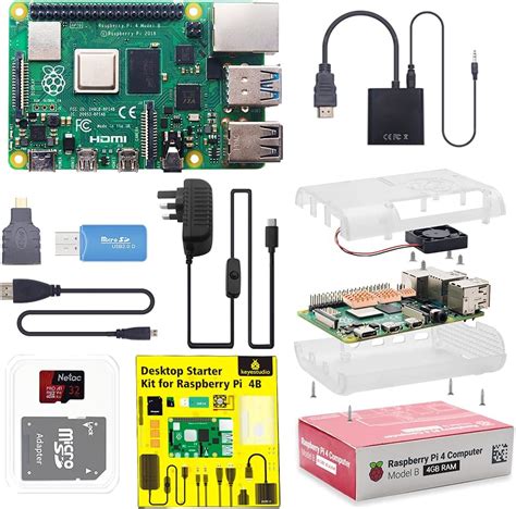 Image result for Raspberry Pi 4 Starter Kit