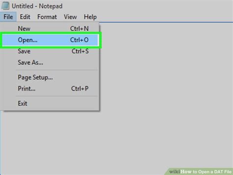 Image result for open dat File