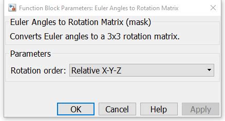 Toradh íomhá ar Rotation Matrix Euler Angles