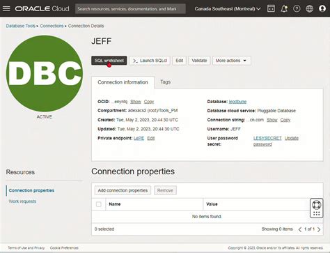 Oracle Server Worksheet ਲਈ ਪ੍ਰਤੀਬਿੰਬ ਨਤੀਜਾ