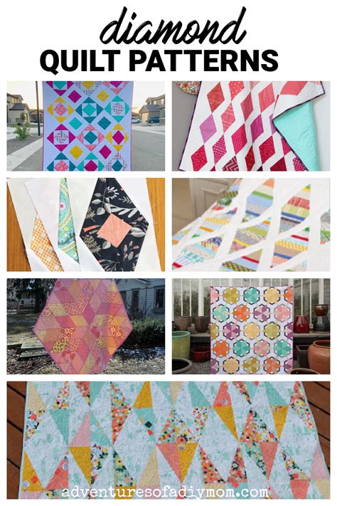 Image result for Diamond Patch Quilt Pattern