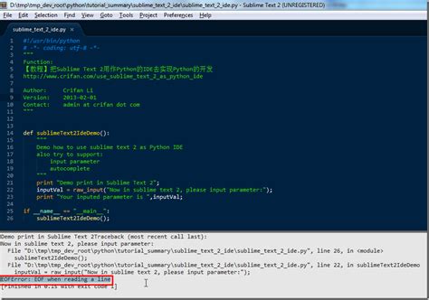 Afbeeldingsresultaten voor Eof When Reading a Line Python