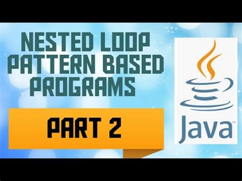Image result for Nested Loop Pattern Programs Exercise