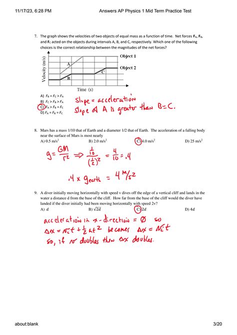 Image result for AP Physics 1 Unit 1 Practice Problems Printable